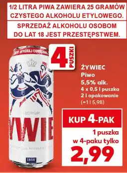 Kaufland Piwo Żywiec oferta