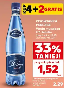 Kaufland Woda mineralna Cisowianka oferta