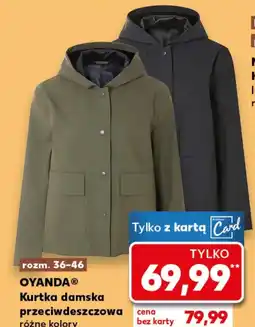 Kaufland Kurtka przeciwdeszczowa Oyanda oferta
