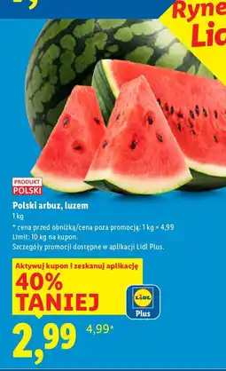 Lidl Arbuz polski Lidl oferta
