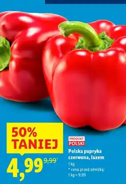 Lidl Papryka czerwona polska Lidl oferta