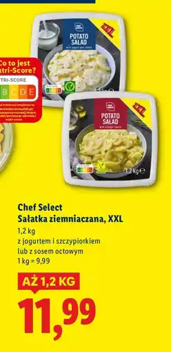 Lidl Sałatka ziemniaczana XXL Chef Select oferta