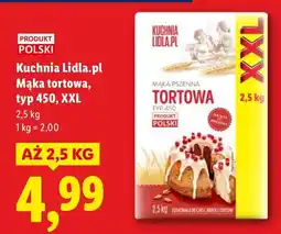 Lidl Mąka tortowa Kuchnia Lidla.pl typ 450 XXL oferta