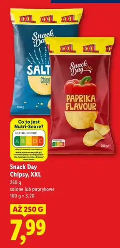 Lidl Chipsy Snack Day XXL paprykowe oferta
