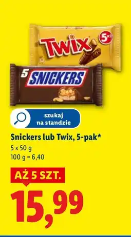 Lidl Baton Twix 5-pak oferta