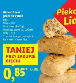 Lidl Bułka fitness pszenno-żytnia Lidl oferta