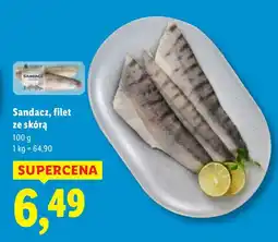 Lidl Sandacz filet ze skórą Lidl oferta