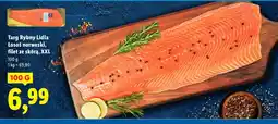 Lidl Łosoś norweski filet ze skórą XXL Targ Rybny Lidla oferta