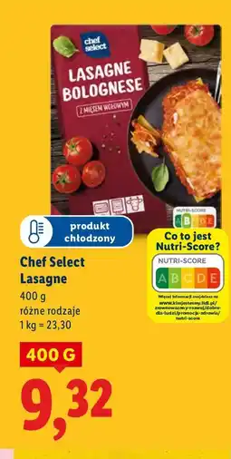 Lidl Lasagne bolognese Chef Select oferta