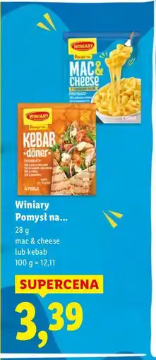 Lidl Przyprawa mac & cheese/kebab Winiary oferta