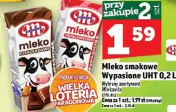 Topaz Mleko smakowe Wypasione UHT Mlekovita oferta