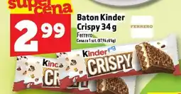 Topaz Baton Kinder Crispy Ferrero oferta