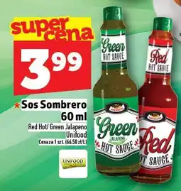 Topaz Sos Sombrero Unifood oferta