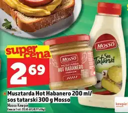 Topaz Musztarda Hot Habanero/sos tatarski Mosso oferta