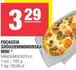 Spar Focaccia śródziemnomorska mini Vandemoortele oferta