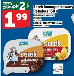 Topaz Serek homogenizowany Rolmlecz czekoladowy oferta