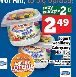 Topaz Jogurt waniliowy Zakręcony Mix Danone oferta