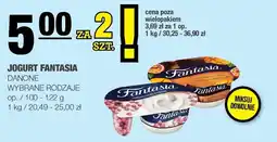 Spar Jogurt Fantasia Danone wybrane rodzaje oferta