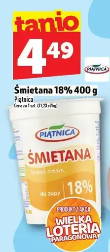 Topaz Śmietana 18% Piątnica oferta