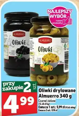 Topaz Oliwki drylowane Almuerro czarne/zielone oferta
