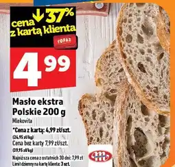 Topaz Masło ekstra Polskie 200g Mlekovita oferta