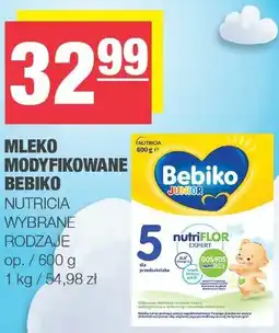 Spar Mleko modyfikowane Bebiko Nutricia oferta
