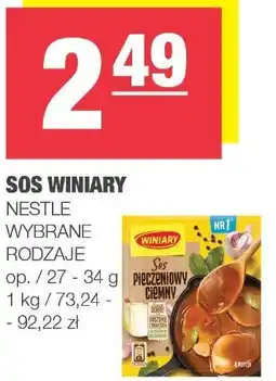 Spar Sos winiary Nestle oferta