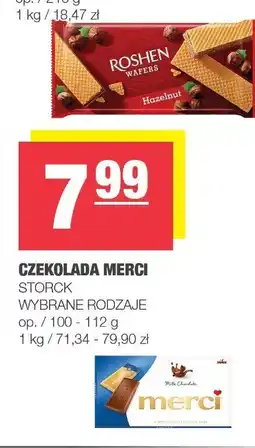 Spar Czekolada Merci Storck oferta