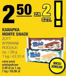 Spar Wafelek Monte Snack oferta