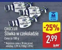 ALDI Śliwka w czekoladzie Choceur oferta