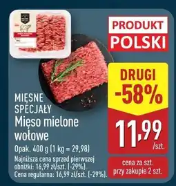 ALDI Mięso mielone wołowe Mięsne Specjały oferta