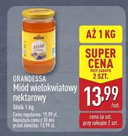 ALDI Miód wielokwiatowy nektarowy Grandessa oferta