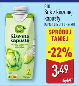 ALDI Sok z kiszonej kapusty Bio oferta