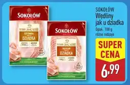 ALDI Wędlina Jak u dziadka Sokołów oferta