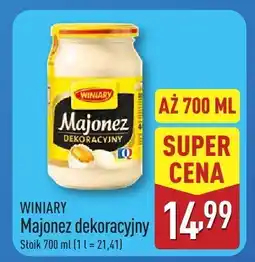 ALDI Majonez dekoracyjny Winiary oferta