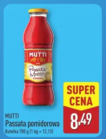 ALDI Passata pomidorowa Mutti oferta
