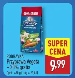 ALDI Przyprawa Vegeta +20% gratis Podravka oferta