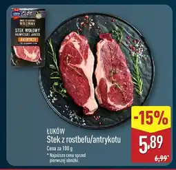 ALDI Stek z rostbefu/antrykotu Łuków oferta