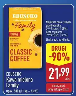 ALDI Kawa EDUSCHO Family mielona oferta