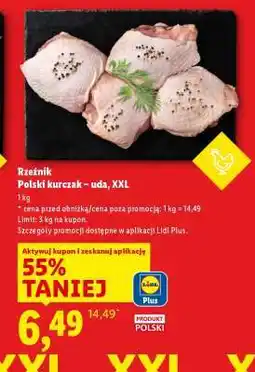 Lidl RZEŹNIK Polski kurczak – uda, XXL oferta