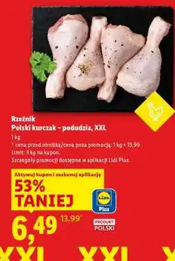 Lidl RZEŹNIK Polski kurczak – podudzia, XXL oferta