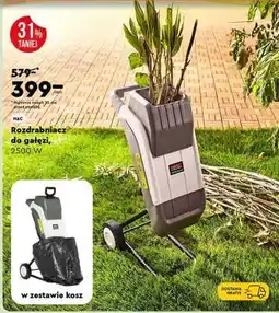 Biedronka Rozdrabniacz do gałęzi, 2500 W oferta