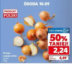 Kaufland Polska cebula żółta luzem 1 kg oferta