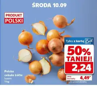 Kaufland Polska cebula żółta luzem 1 kg oferta