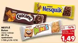 Kaufland NESTLÉ Baton różne rodzaje oferta