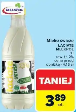 Carrefour Mleko świeże Łaciate 2% oferta