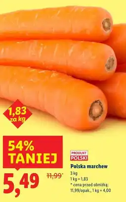 Lidl Marchew 3kg oferta
