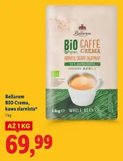 Lidl Kawa ziarnista BIO Crema Bellarom 1kg oferta