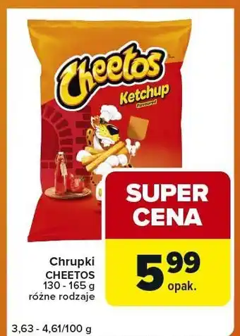Carrefour Express Chrupki Cheetos oferta