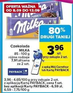 Carrefour Express Czekolada Milka oferta